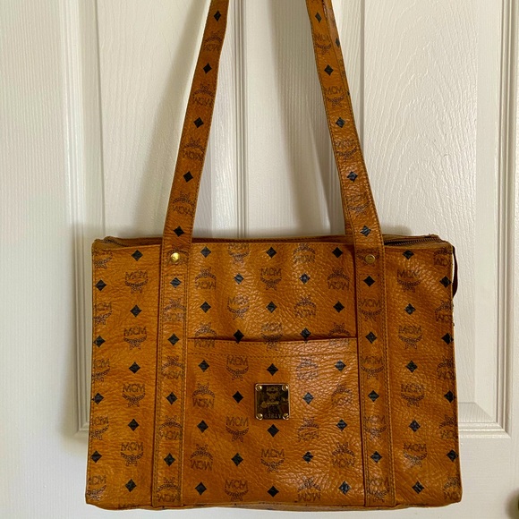 mcm vintage tote bag